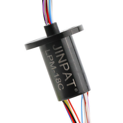 18回路 250 RPM カプセルスリップリング、金-金接触、メカニカルアームおよび生化学分析装置用