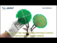 フラット型配線5Aパンケーキスリップリング、ケーブルリール用2回路